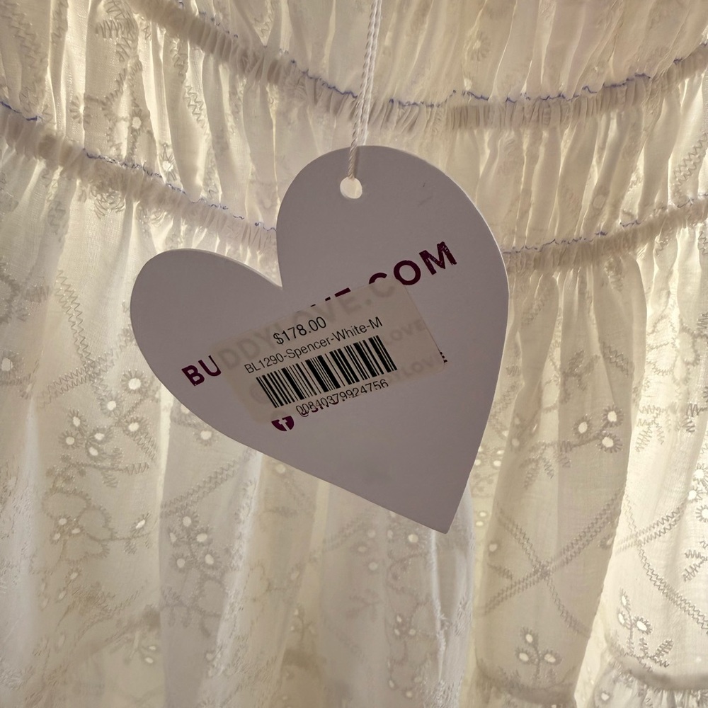 Buddy Love White Ruffle Dress - Picture 7 of 7